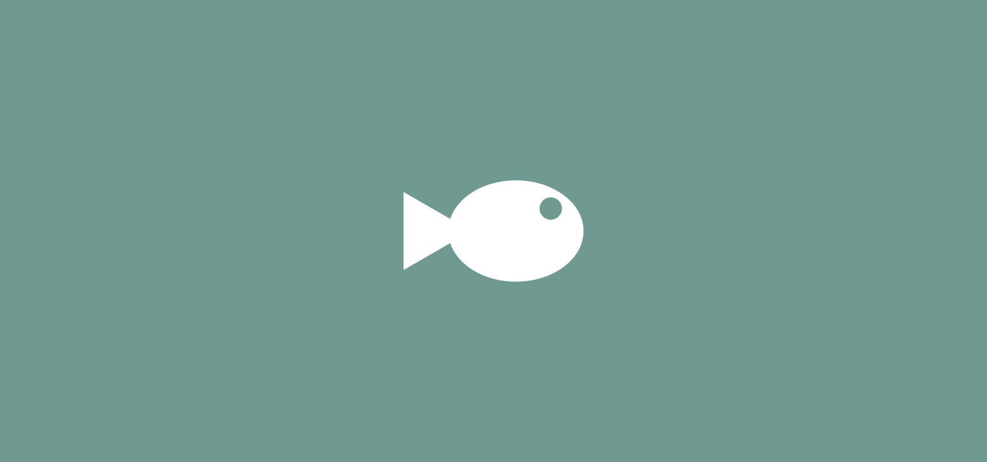 Fishmas icon on dark background